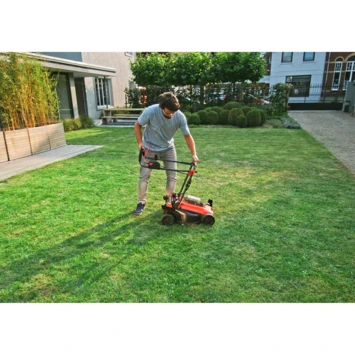 SKIL 20V Grasmaaier 0130BA Brushless 34cm + 2 Accu's 2,0Ah + Snellader - Afbeelding 8