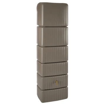 Muurregenton Slim Taupe 650 Liter