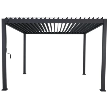 Pergola Deluxe Zwart 3,6x4m