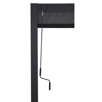 Pergola Deluxe Zwart 3,6x4m - Afbeelding 2