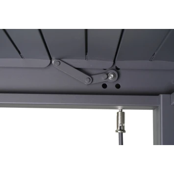 Pergola Deluxe Zwart 3x6m - Afbeelding 3