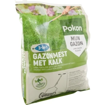 Pokon Gazonmest Met Kalk 3-in-1 5kg - Afbeelding 3