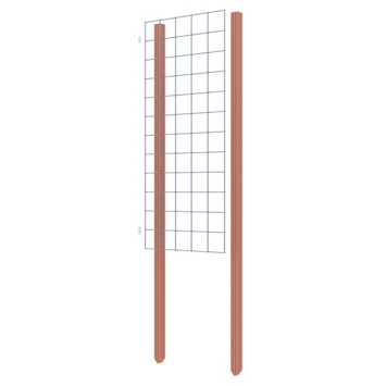 Gaas Volgpakket Tuinhek Hardhout 180x75cm - Afbeelding 9