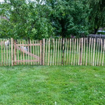 Schapenhek Kastanjehout Ca. 100x500 Cm - Afbeelding 6