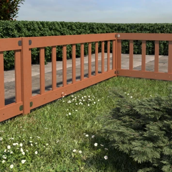 Tuinhek Hardhout Colorado Ca. 60x180 Cm - Afbeelding 7