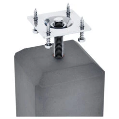 Betonpoer Antraciet 15x15x58cm