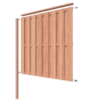 Schutting Volgpakket Tuinscherm Douglas Ca. 1,9 Meter Lang - Afbeelding 5