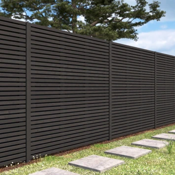 Schutting Andalusië Ca.180x180cm Zwart - Afbeelding 3