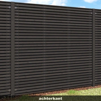 Schutting Andalusië Ca.180x180cm Zwart - Afbeelding 4