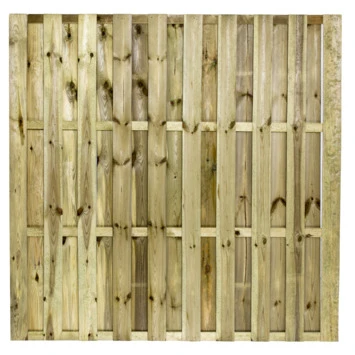 Schutting Wales Grenen Recht Ca. 180x180 Cm - Afbeelding 2