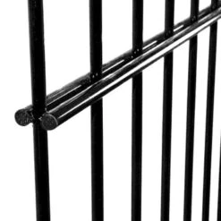 Draadpaneel Roma Zwart 123x220 Cm