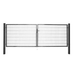 Dubbele Poort Roma/Milano Antraciet 2x 180x200 Cm