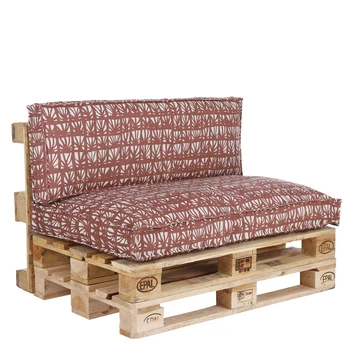 Palletkussen Print Terracotta