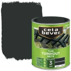 CetaBever Tuinhoutbeits Dekkend Grachtengroen Zijdeglans 750 Ml