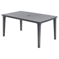 Allibert Future Tuintafel Antraciet Kunststof 165x94 Cm