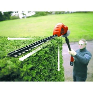 Black & Decker BLACK+DECKER 18V Heggenschaar GTC1843L20 Op Steel 43cm Incl. 2.0 Ah Accu - Afbeelding 2