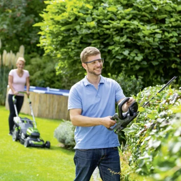 LUX 20V Heggenschaar + 2,0Ah Accu + Lader - Afbeelding 6